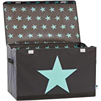 STORE IT - Baúl para juguetes para niños (62 x 37-5 x 39 cm)- color gris y verde menta